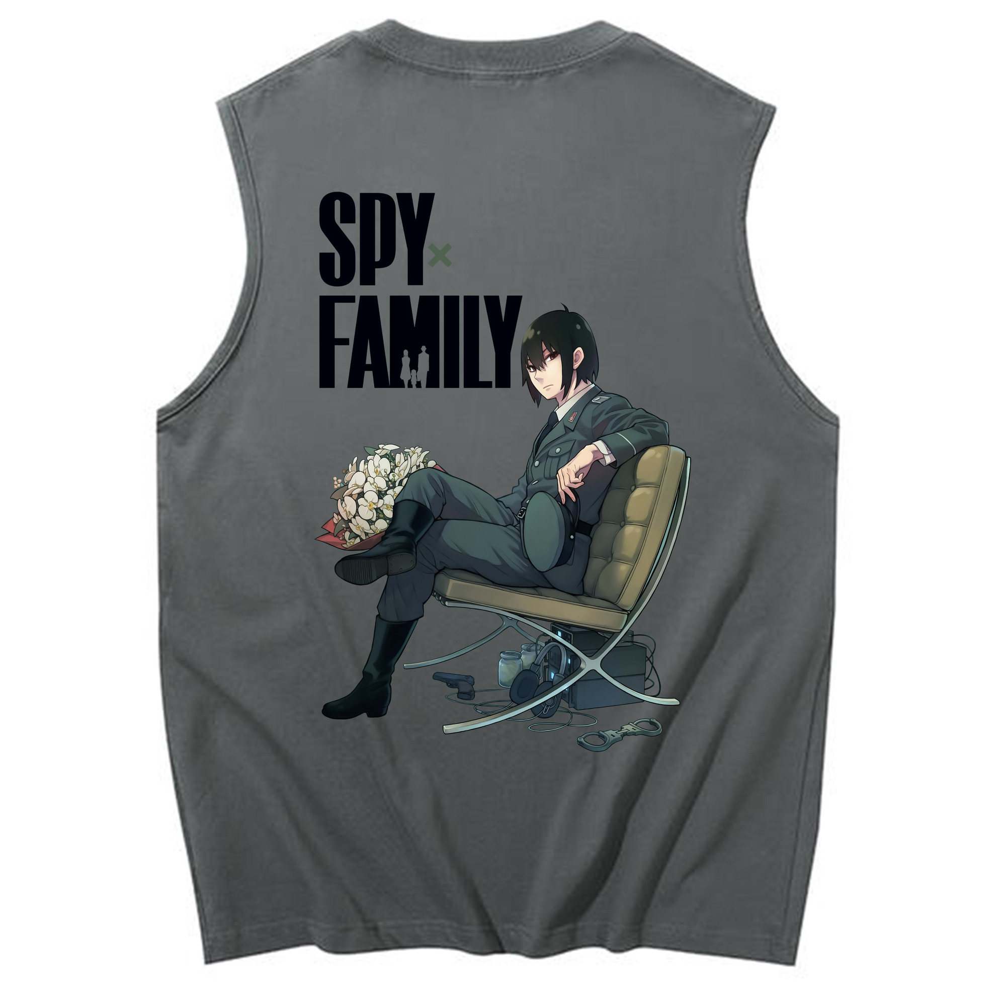 （画像用） SPY×FAMILY间谍家家酒 コットン100％タンクトップ（背面プリント）